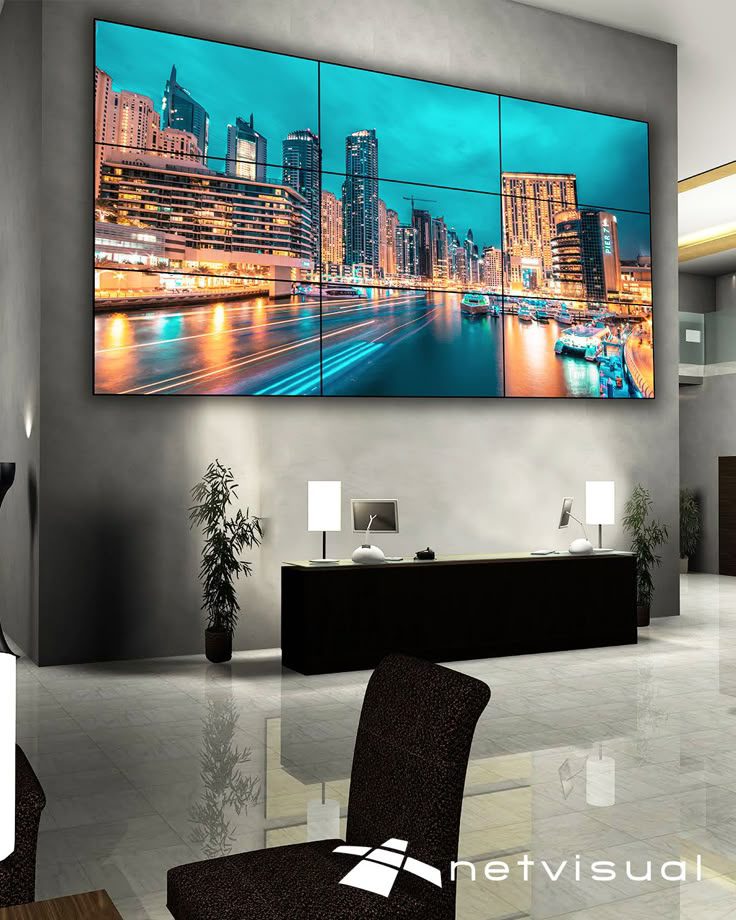 Home 5 Lobby Video Wall - Digital Signage by Netvisual