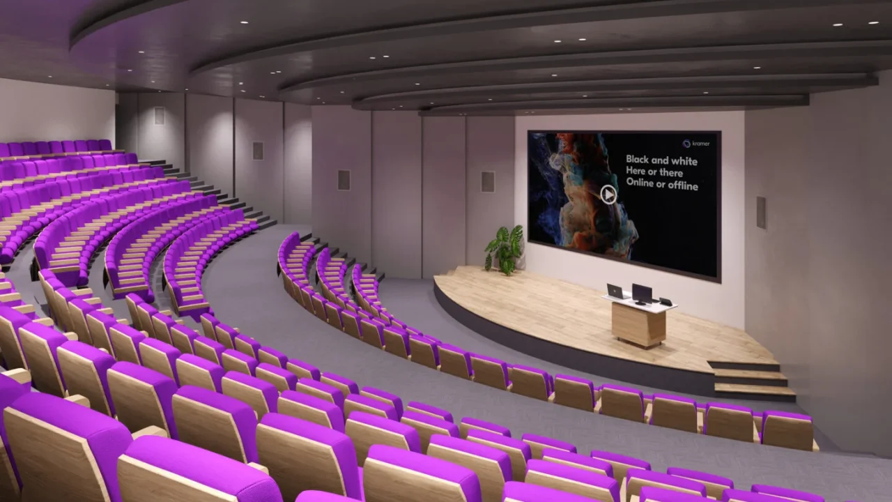 Auditorium and Lecture Hall Design With Smart Technology